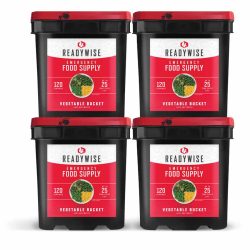 480 vegetable in buckets In four buckets stacked on top of each other. For long term storage.