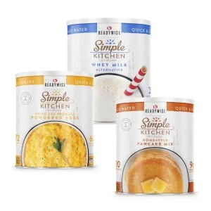 #10 can Breakfast combo 3 total cans - Powdered eggs, pancake mix and whey milk.